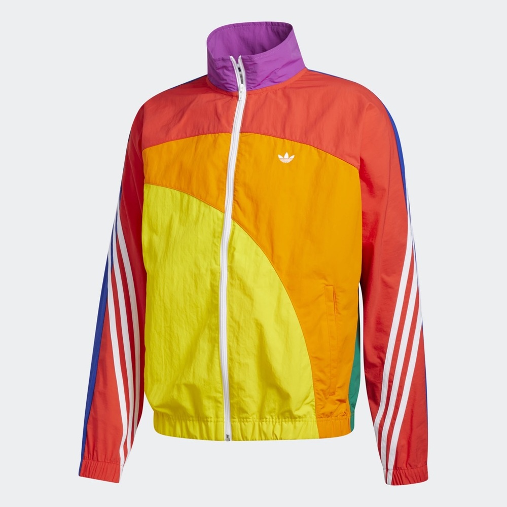 NWT Adidas rainbow pride off center jacket - Picture 7 of 12
